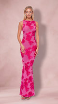 Casa Montiel / Vestido Amalia Fucsia