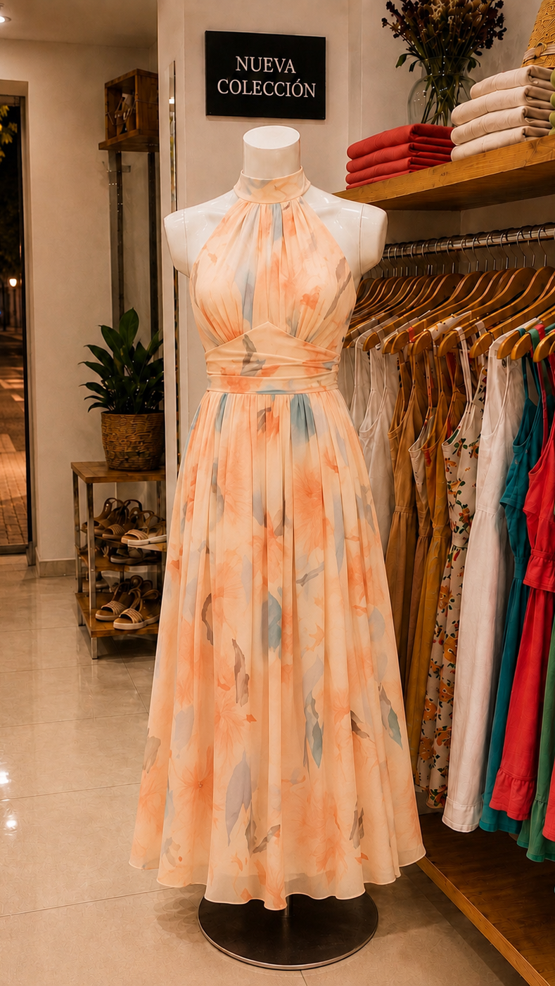 Casa Montiel / Vestido Rosalie Sunset
