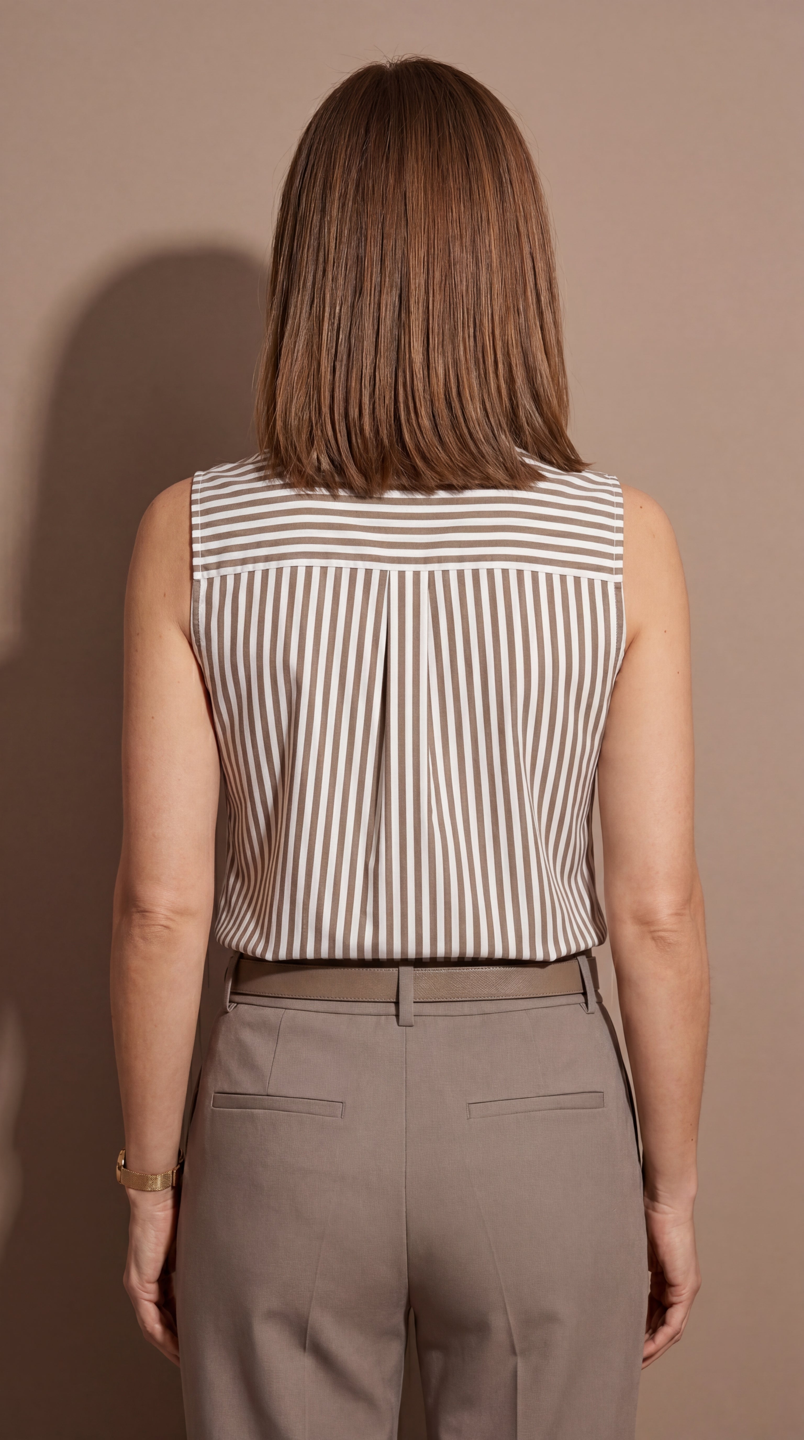 Casa Montiel / Camisa Ross Marrón