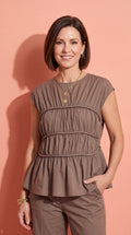 Casa Montiel / Blusa Siena Mocha