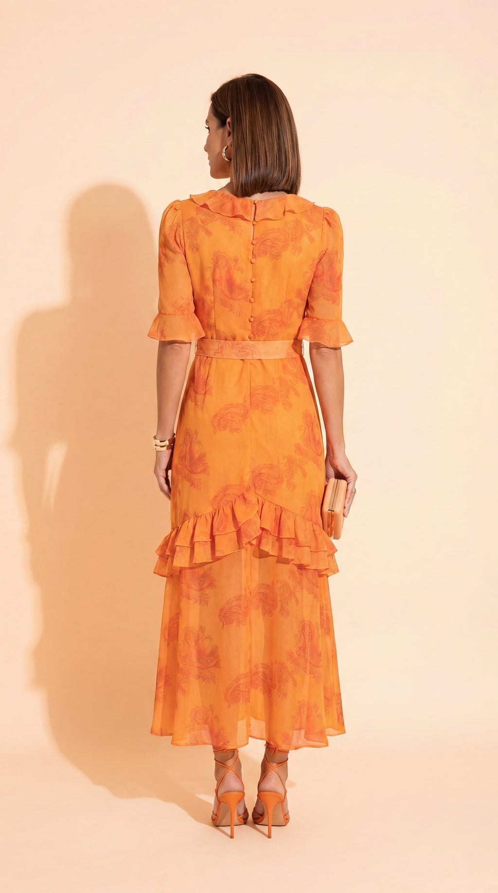 Casa Montiel / Vestido Siena Naranja