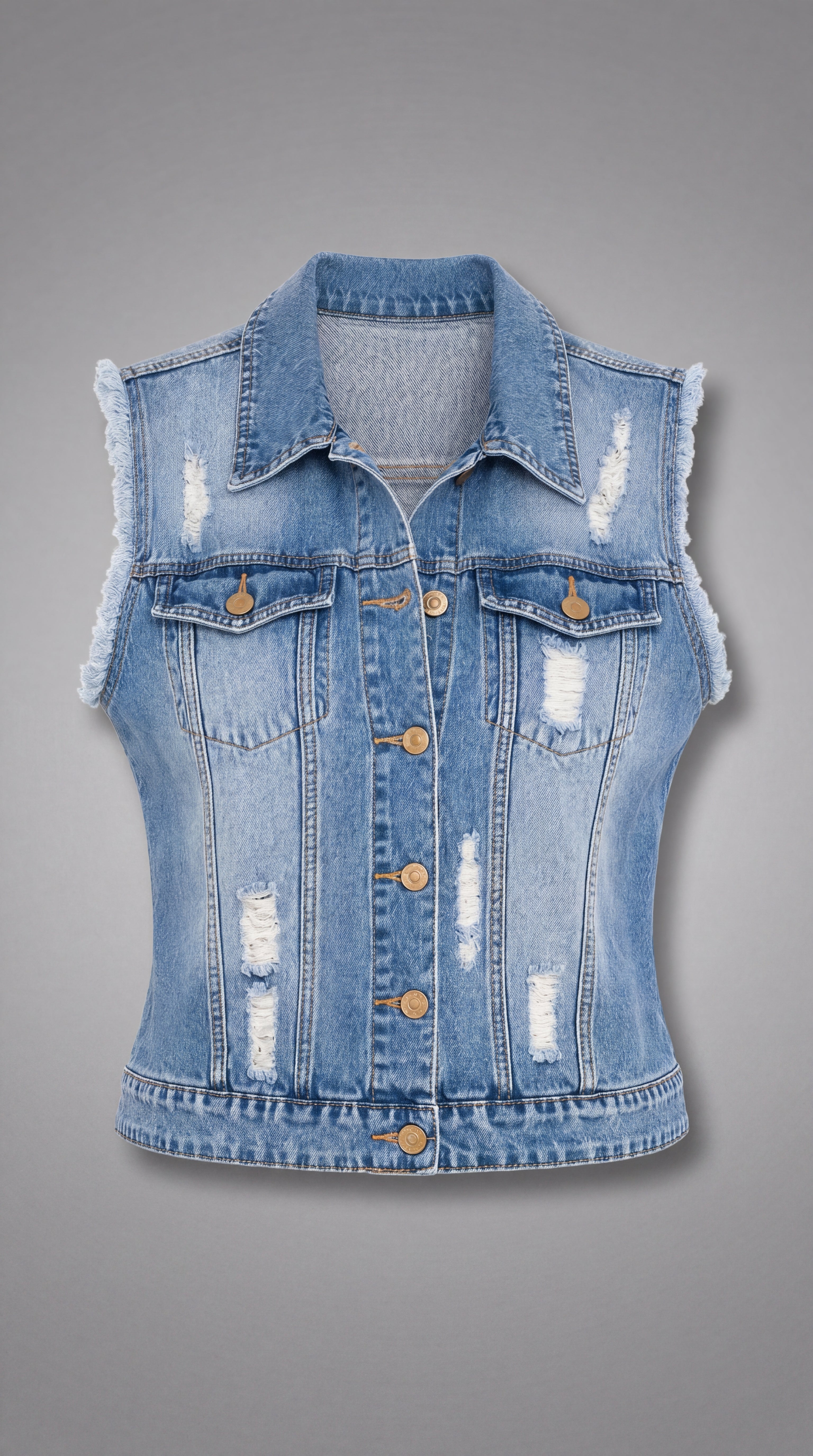 Casa Montiel / Chaleco Azura Denim