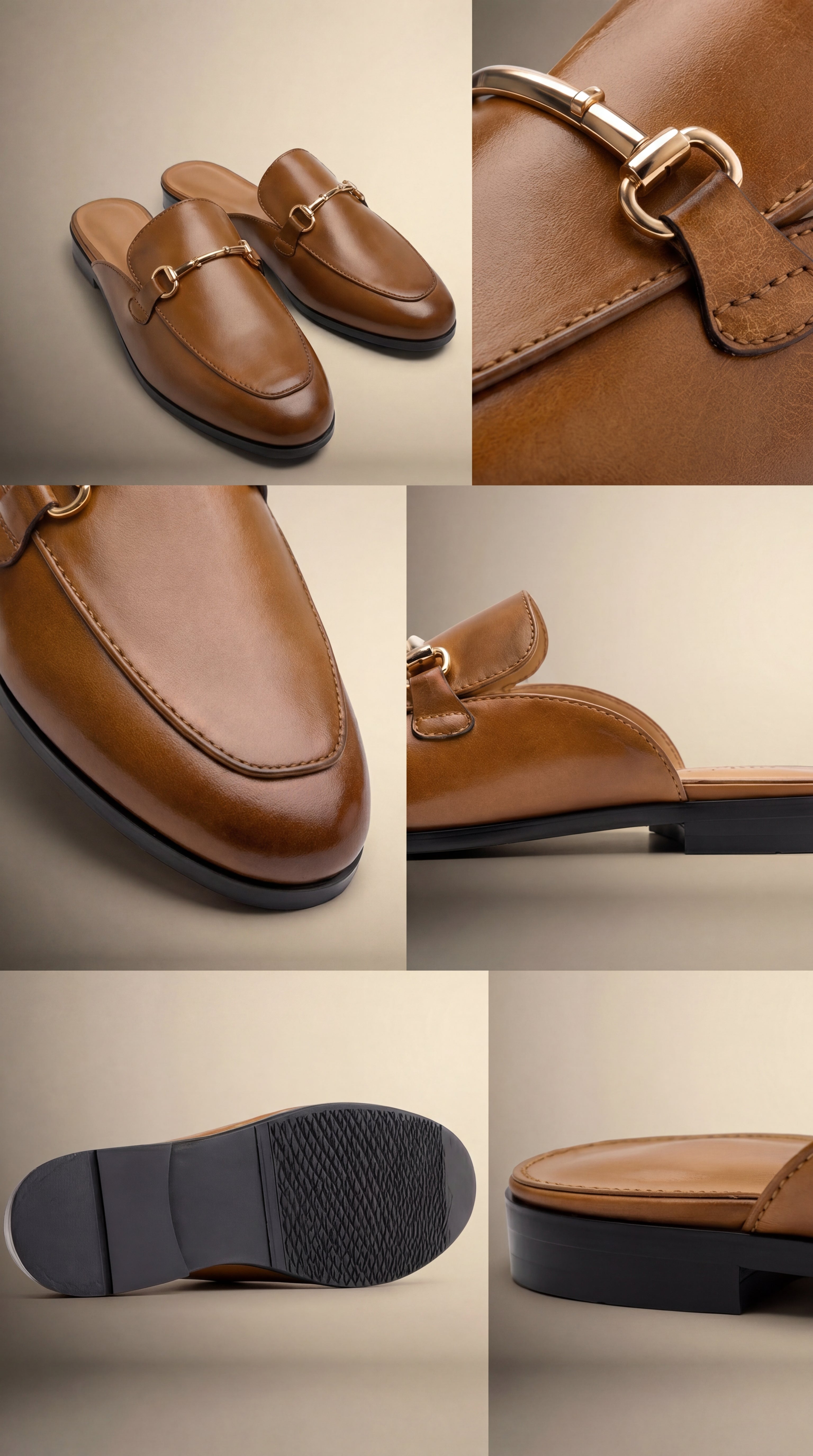 Casa Montiel / Mocasines Valeria Cognac
