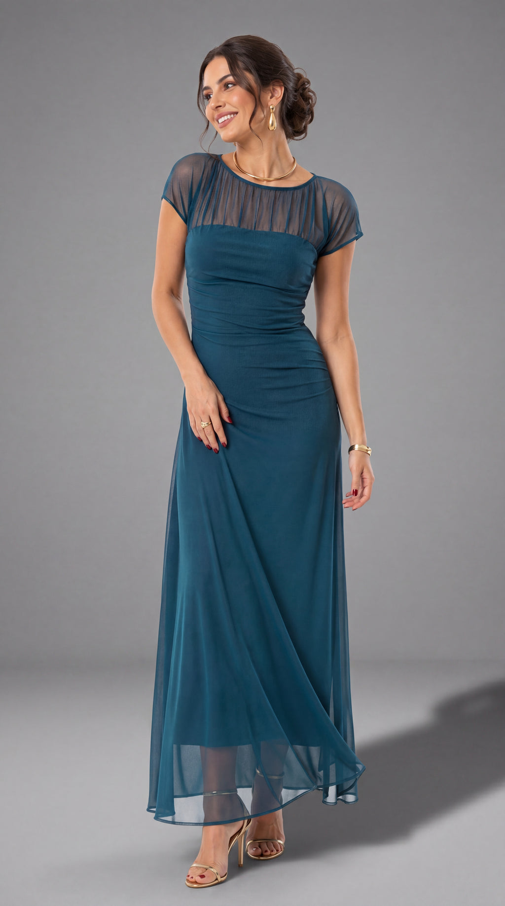 Casa Montiel / Vestido Elena Azul Nuit