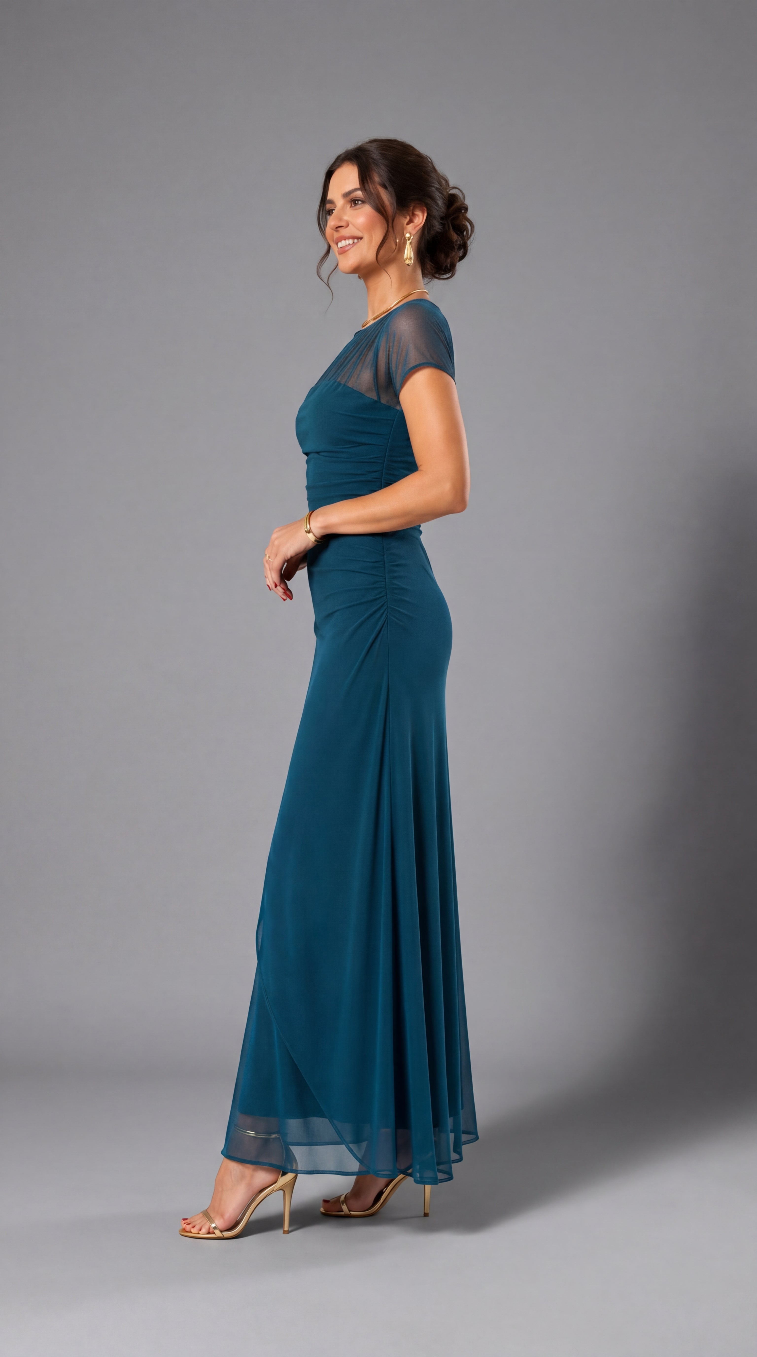 Casa Montiel / Vestido Elena Azul Nuit