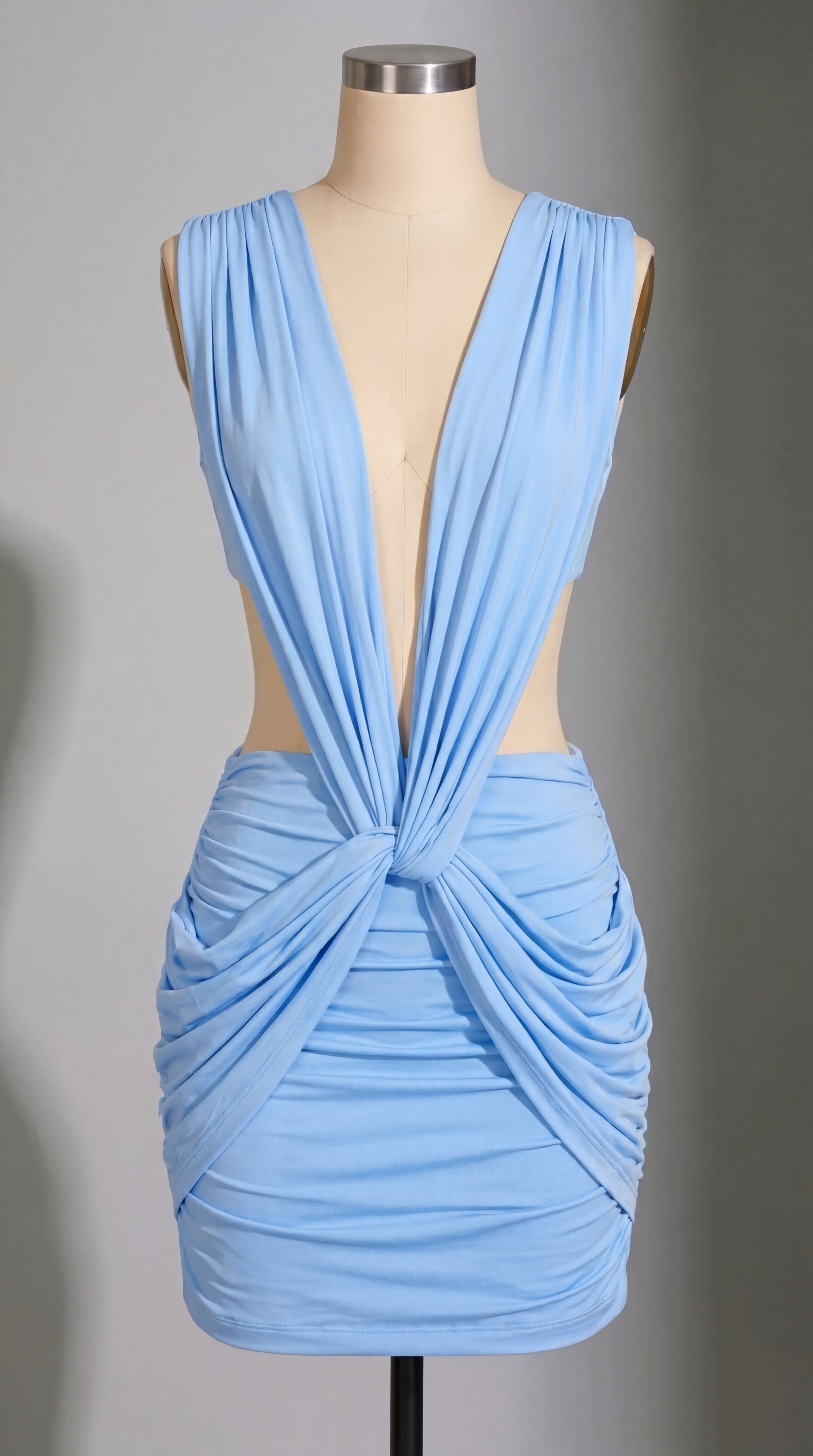 Casa Montiel / Vestido Devora Azul Cielo