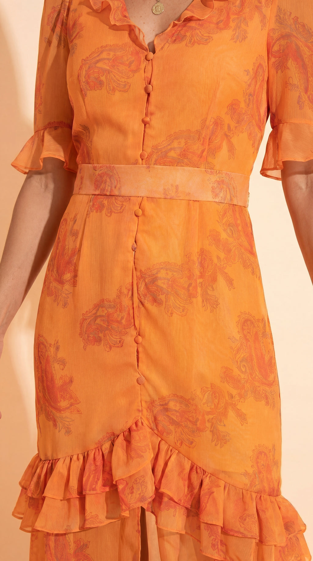 Casa Montiel / Vestido Siena Naranja